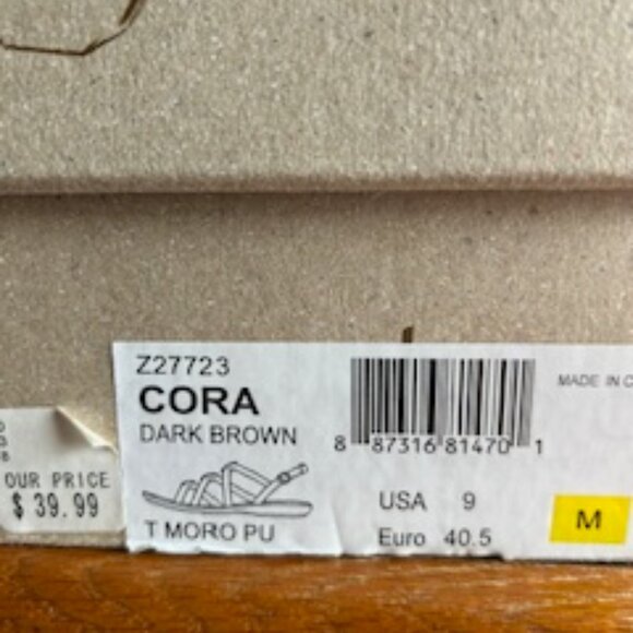 B.O.C. Womens Sandals Brown Size 9 New in Box - Picture 5 of 5